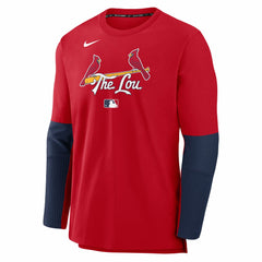 St. Louis Cardinals Nike 2025 City Connect Authentic Collection Player Dri-FIT Lightweight Pullover - MLB