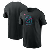 Miami Marlins Nike 2025 City Connect Large Logo T-Shirt - MLB