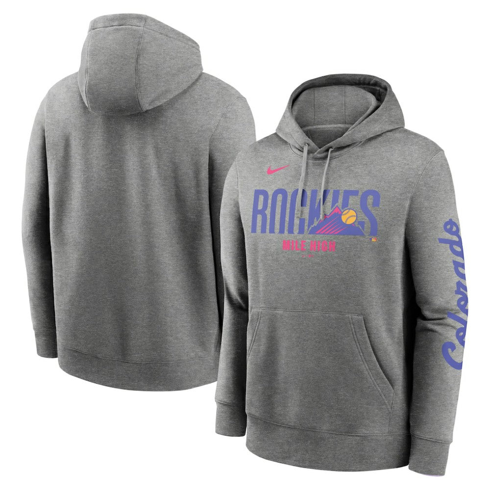 Colorado Rockies Nike 2025 City Connect French Terry Club Fleece Pullover Hoodie - MLB