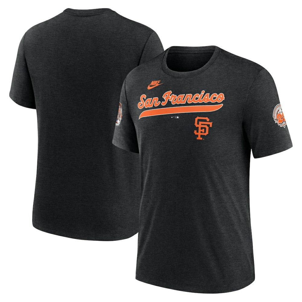 San Francisco Giants Nike Cooperstown Collection Eras Tri-Blend T-Shirt - MLB