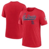 St. Louis Cardinals Nike Cooperstown Collection Eras Tri-Blend T-Shirt - MLB