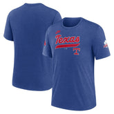 Texas Rangers Nike Cooperstown Collection Eras Tri-Blend T-Shirt - MLB