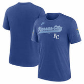 Kansas City Royals Nike Cooperstown Collection Eras Tri-Blend T-Shirt - MLB