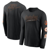 Baltimore Orioles Nike Cooperstown Collection Knockout Long Sleeve T-Shirt - MLB