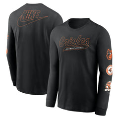 Baltimore Orioles Nike Cooperstown Collection Knockout Long Sleeve T-Shirt - MLB