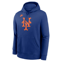 New York Mets Nike Cooperstown Collection Logo Club Hoodie - MLB