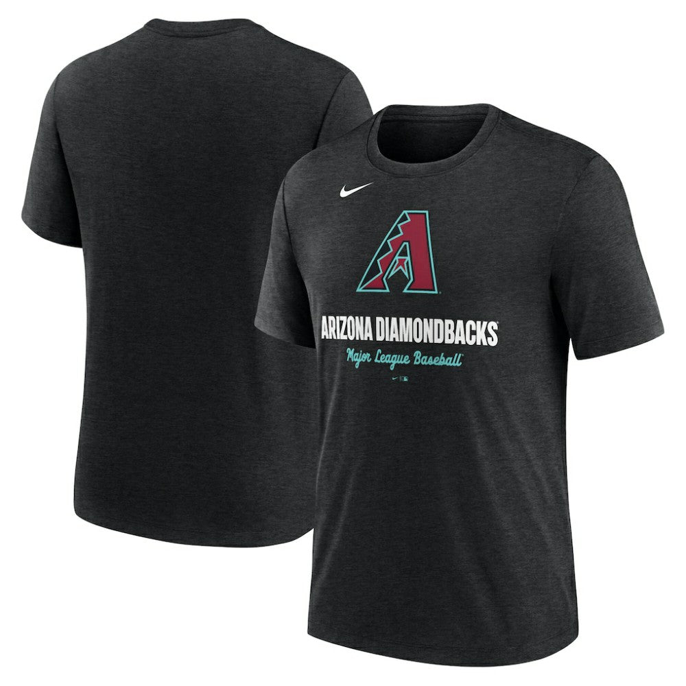 Arizona Diamondbacks Nike Logo Tri-Blend T-Shirt - MLB