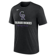 Colorado Rockies Nike Logo Tri-Blend T-Shirt - MLB