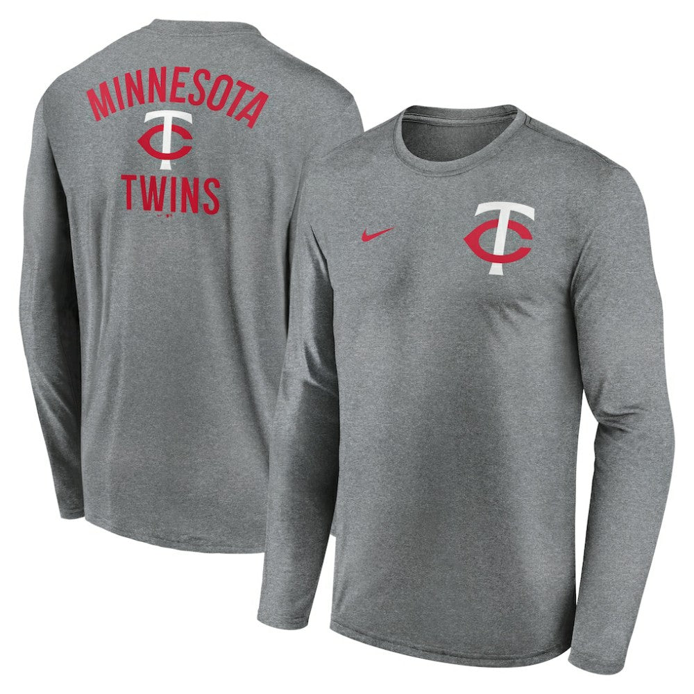 Minnesota Twins Nike 2-Hit Legend Dri-FIT Long Sleeve T-Shirt - MLB