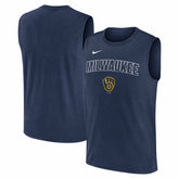 Milwaukee Brewers Nike Knockout Dri-FIT Muscle Tank Top - MLB