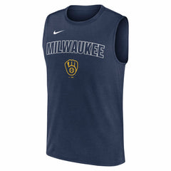 Milwaukee Brewers Nike Knockout Dri-FIT Muscle Tank Top - MLB