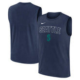 Seattle Mariners Nike Knockout Dri-FIT Muscle Tank Top - MLB