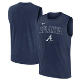 Atlanta Braves Nike Knockout Dri-FIT Muscle Tank Top - MLB