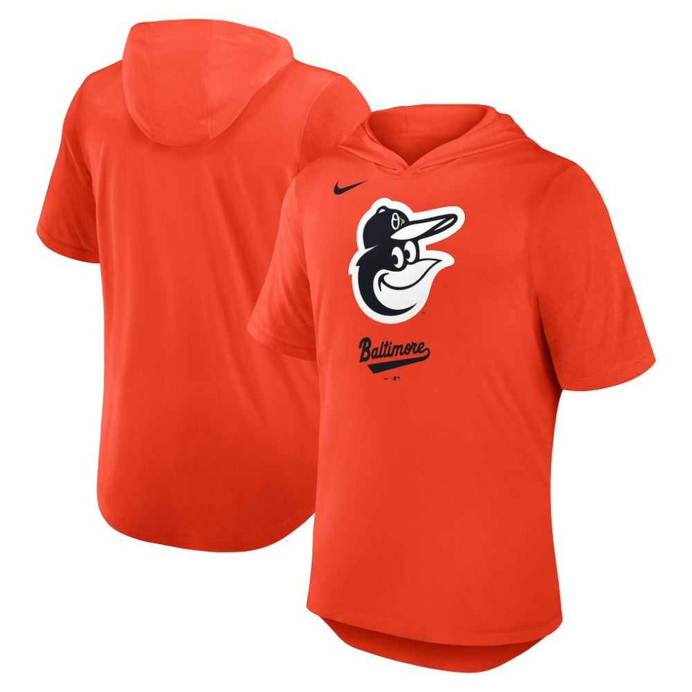 Baltimore Orioles Nike Tri-Blend Hoodie T-Shirt - MLB