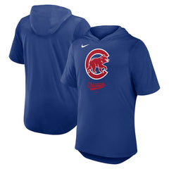 Chicago Cubs Nike Tri-Blend Hoodie T-Shirt - MLB