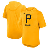 Pittsburgh Pirates Nike Tri-Blend Hoodie T-Shirt - MLB