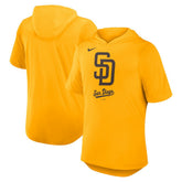 San Diego Padres Nike Tri-Blend Hoodie T-Shirt - MLB