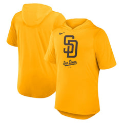 San Diego Padres Nike Tri-Blend Hoodie T-Shirt - MLB