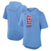 St. Louis Cardinals Nike Tri-Blend Hoodie T-Shirt - MLB