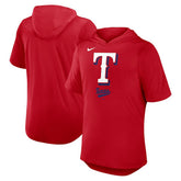 Texas Rangers Nike Tri-Blend Hoodie T-Shirt - MLB