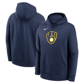 Milwaukee Brewers Nike Logo Club Fleece Hoodie - MLB