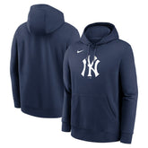 New York Yankees Nike Logo Club Fleece Hoodie - MLB