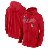 St. Louis Cardinals Nike Knockout Script Full-Zip Hoodie - MLB