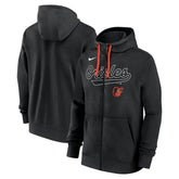 Baltimore Orioles Nike Knockout Script Full-Zip Hoodie - MLB