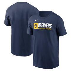 Milwaukee Brewers Nike Team Block T-Shirt - MLB