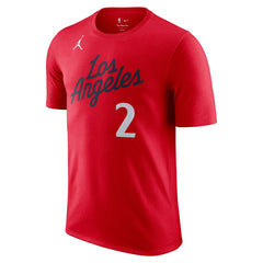 Kawhi Leonard LA Clippers Jordan Brand Statement Edition Name & Number T-Shirt Red - NBA