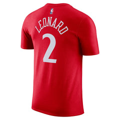 Kawhi Leonard LA Clippers Jordan Brand Statement Edition Name & Number T-Shirt Red - NBA