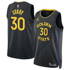Stephen Curry Golden State Warriors Jordan Brand Unisex 2024/25 Swingman Jersey Statement Editi- Black - NBA