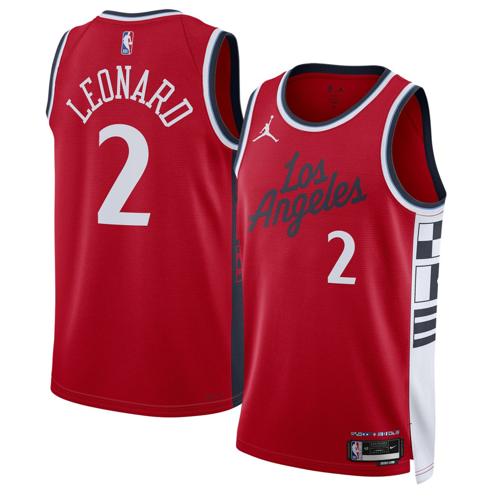 Kawhi Leonard LA Clippers Jordan Brand Unisex 2024/25 Swingman Jersey Statement Edition Red - NBA
