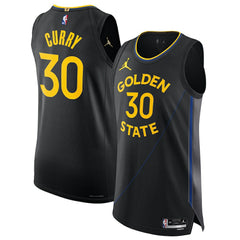 Stephen Curry Golden State Warriors Jordan Brand 2024/25 Authentic Jersey Statement Editi- Black - NBA