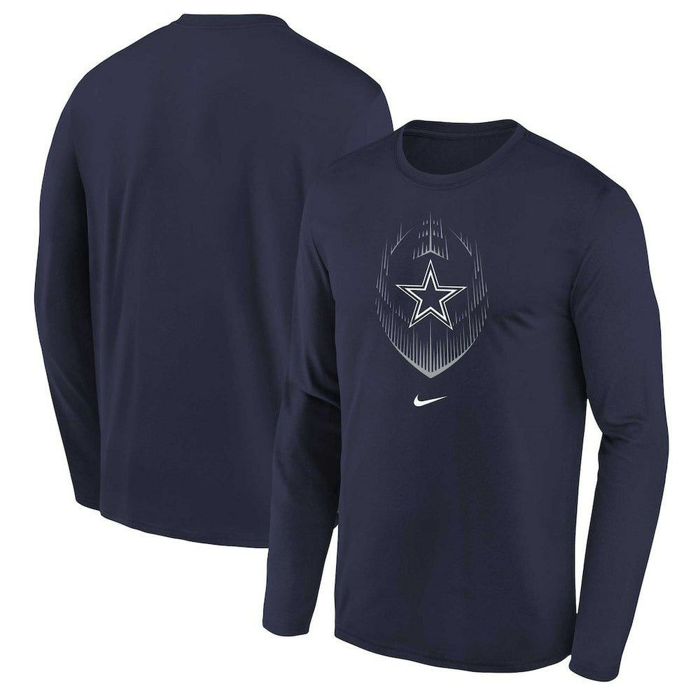 Dallas Cowboys Preschool Legend Icon Long Sleeve T-Shirt Navy | Nike for Sale