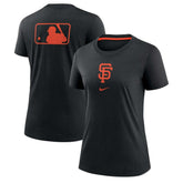 San Francisco Giants Nike Women's Authentic Collection Early Work Tri-Blend T-Shirt - MLB