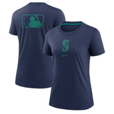 Seattle Mariners Nike Women's Authentic Collection Early Work Tri-Blend T-Shirt - MLB