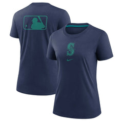 Seattle Mariners Nike Women's Authentic Collection Early Work Tri-Blend T-Shirt - MLB