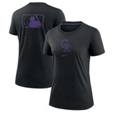 Colorado Rockies Nike Women's Authentic Collection Early Work Tri-Blend T-Shirt - MLB