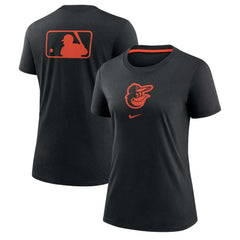 Baltimore Orioles Nike Women's Authentic Collection Early Work Tri-Blend T-Shirt - MLB