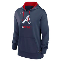 Atlanta Braves Nike Women's Authentic Collection Therma-FIT Hoodie - MLB