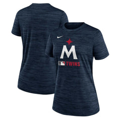 Minnesota Twins Nike Women's Authentic Collection Alternate Logo Velocity Dri-FIT T-Shirt - MLB