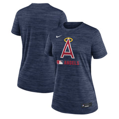 Los Angeles Angels Nike Women's Authentic Collection Alternate Logo Velocity Dri-FIT T-Shirt - MLB