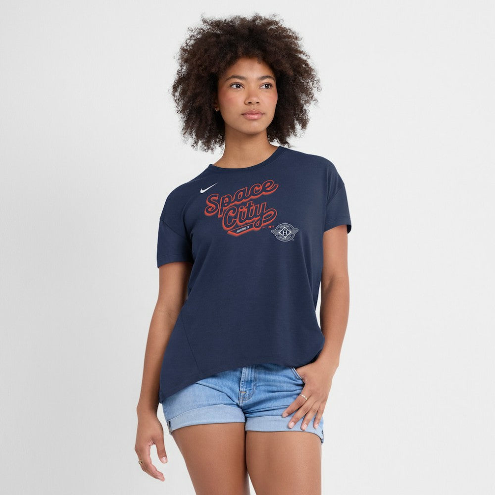 Houston Astros Nike Women's 2025 City Connect Flowy Fashion Tri-Blend Dri-FIT T-Shirt - MLB