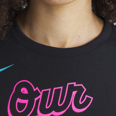 Miami Marlins Nike Women's 2025 City Connect Flowy Fashion Tri-Blend Dri-FIT T-Shirt - MLB