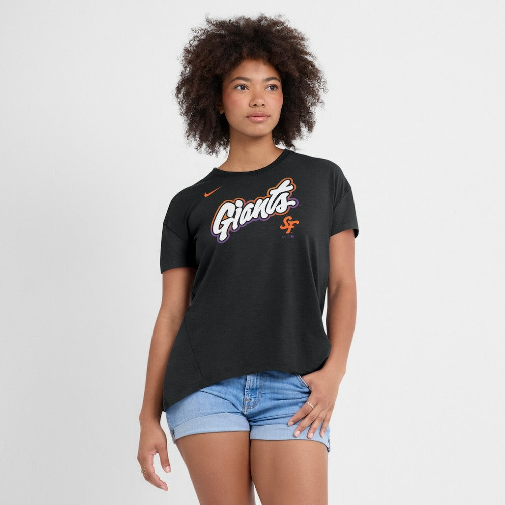 San Francisco Giants Nike Women's 2025 City Connect Flowy Fashion Tri-Blend Dri-FIT T-Shirt - MLB