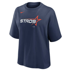 Houston Astros Nike Women's 2025 City Connect Logo Boxy T-Shirt - MLB