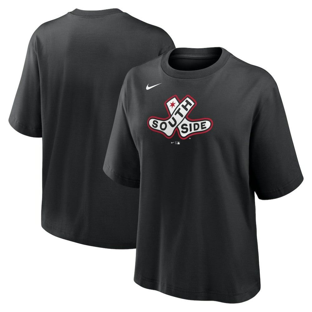 Chicago White Sox Nike Women's 2025 City Connect Logo Boxy T-Shirt - MLB