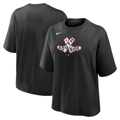 Chicago White Sox Nike Women's 2025 City Connect Logo Boxy T-Shirt - MLB
