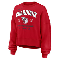 Cleveland Guardians Nike Women's Oversized High Hip Pullover Sweatshirt - MLB